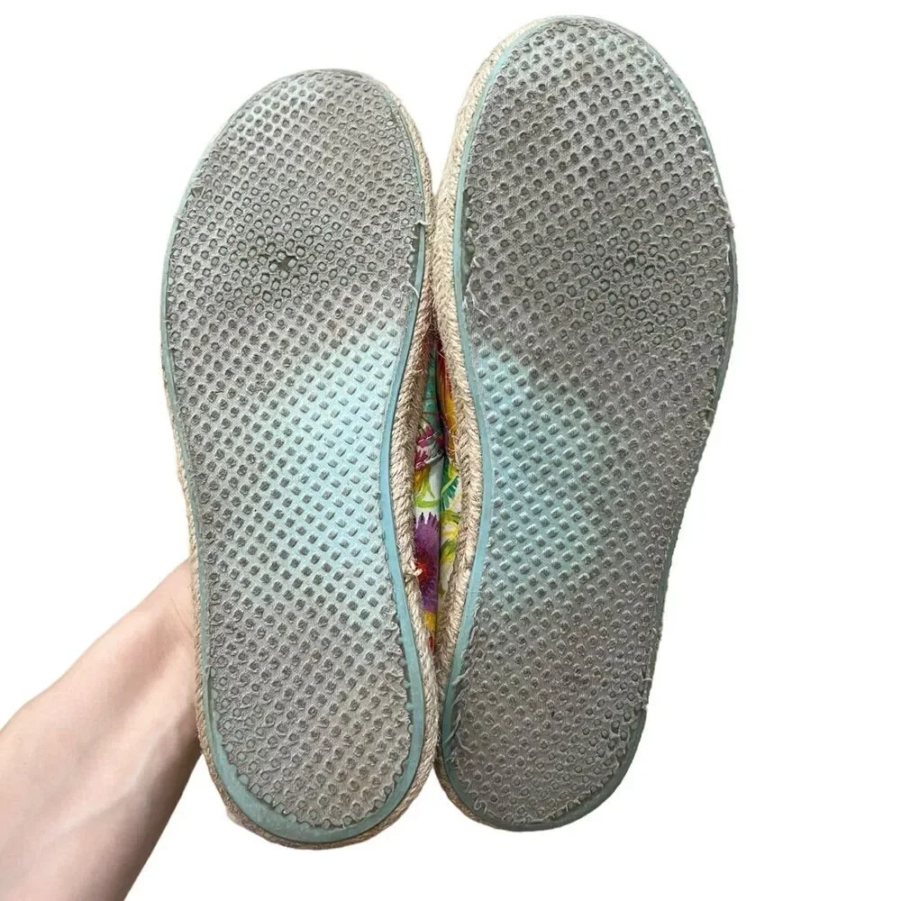 Toms Alpargata Sunshine Floral Delight On Rope Espadrilles 7.5